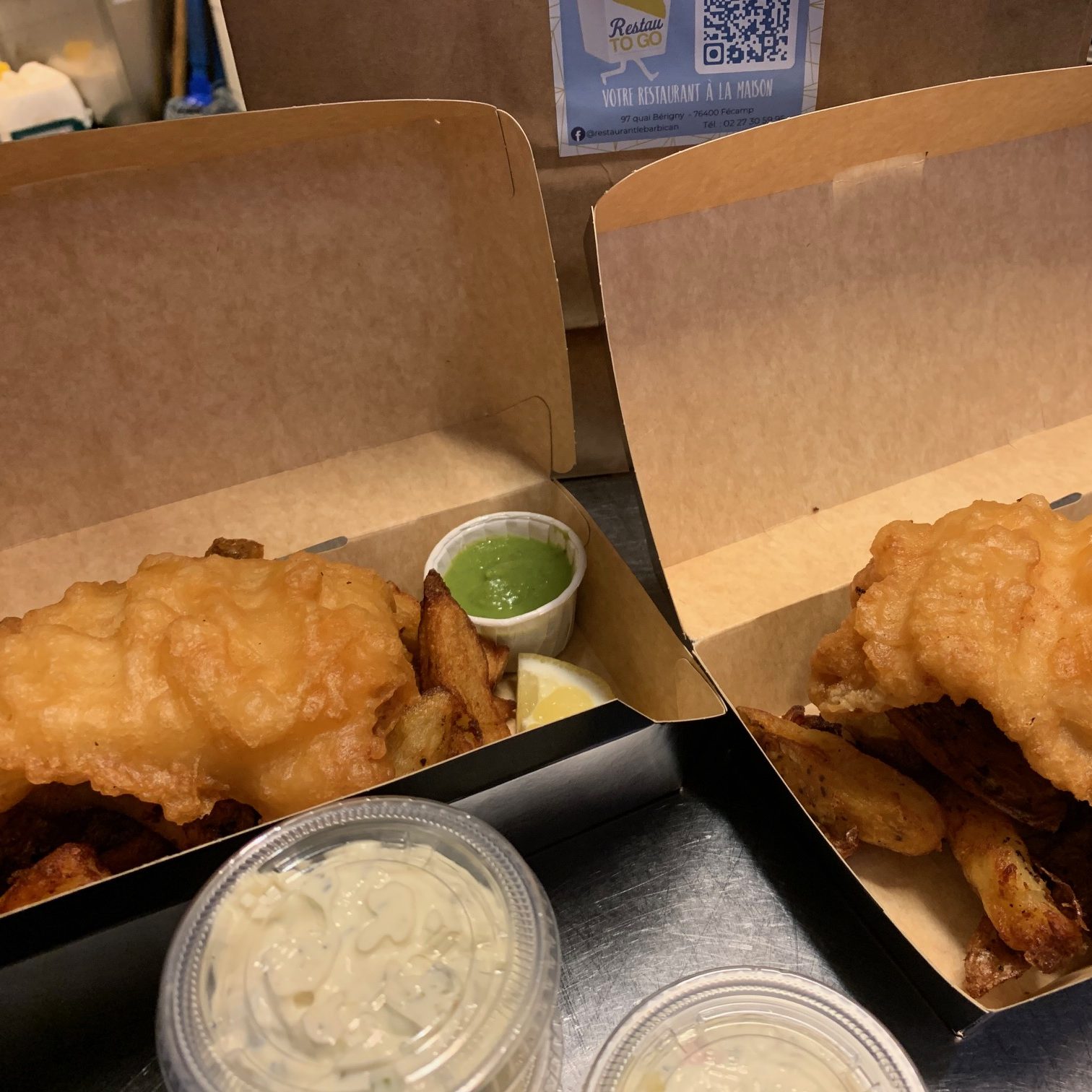 Fish & chips à emporter